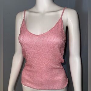 Escada Y2k sparkly beaded camisole